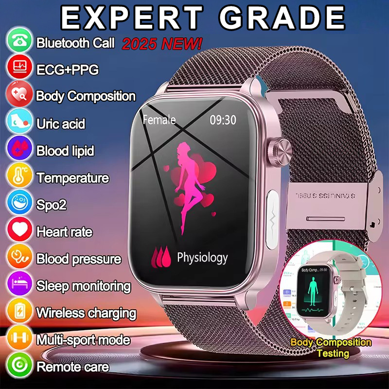 Smartwatch New Watches For Women - 2025 جديد ECG + PPG رصد