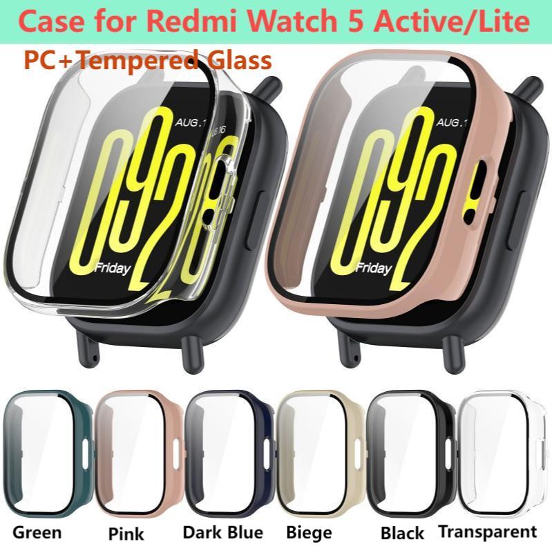 Smartwatch Redmi Watches - زجاج مقوى + غطاء بلاستيكي لساعة