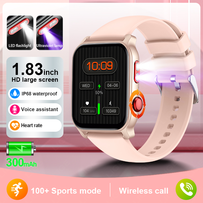 Smartwatch Purple Watches For Women - ساعة ذكية فائقة النحافة من LIGE
