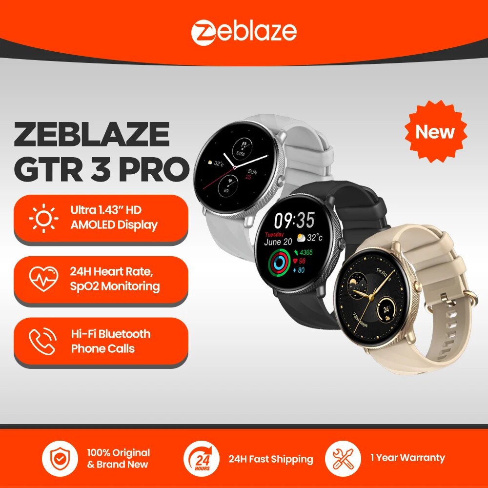 Hybrid Smartwatch - ساعة ذكية Zeblaze GTR 3 Pro
