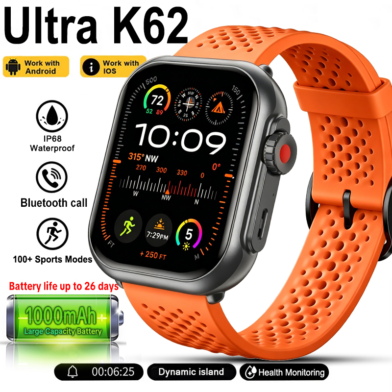 Smartwatch Sports Watches For Women - ساعة ذكية جديدة ألترا K62 للرجال