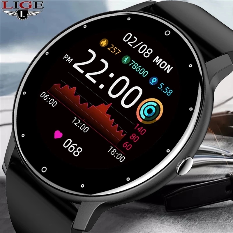 Smartwatch Digital Watches For Men - ساعة ذكية جديدة LIGE 2026 للرجال