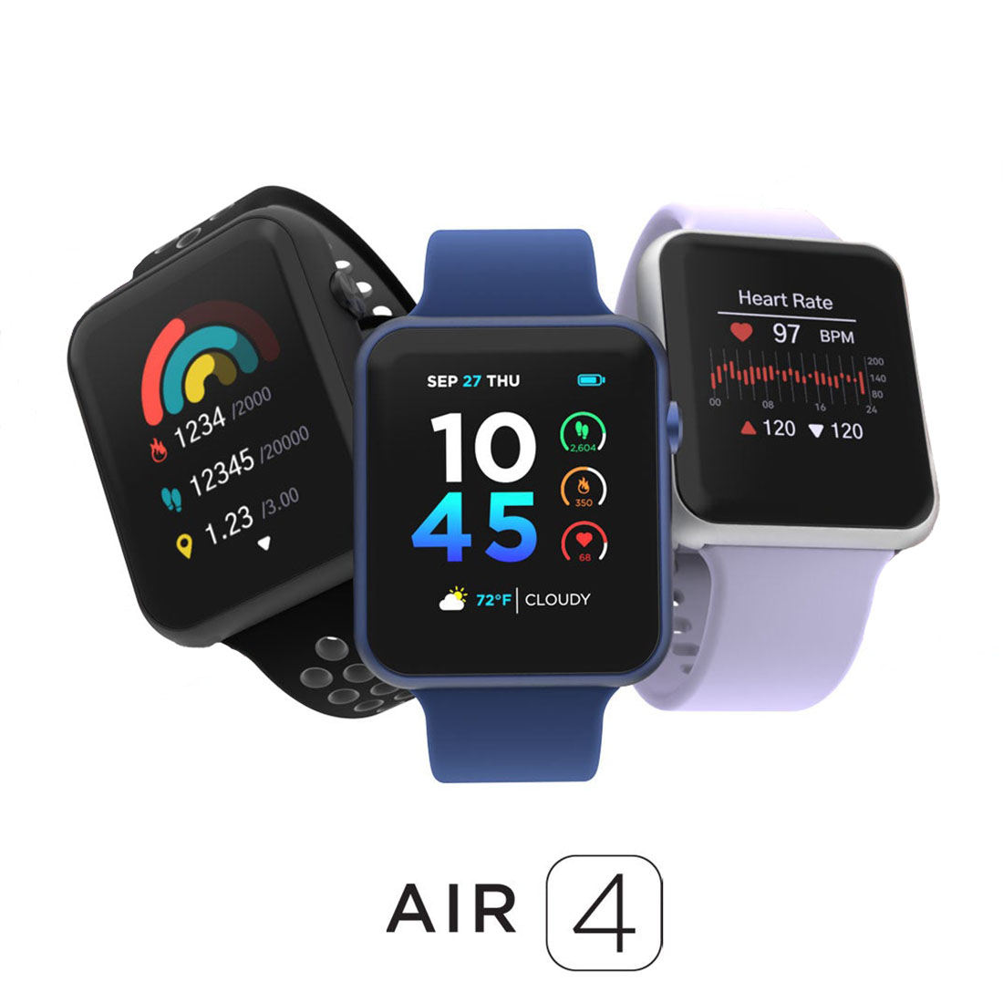 Smartwatch Purple Watches For Women - ساعة Pinteek الذكية للرجال والنساء، شاشة