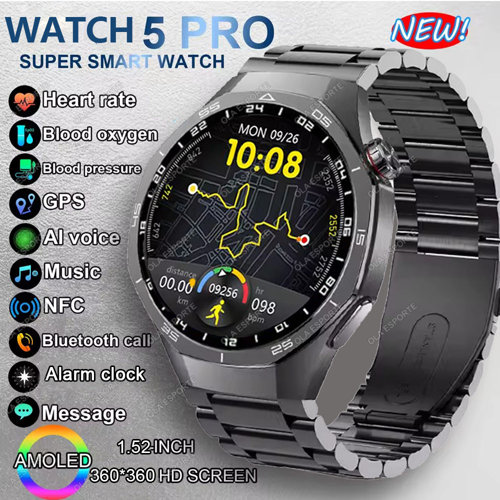 Smartwatch Sports Watches For Women - ساعة ذكية جديدة 5 برو بشاشة