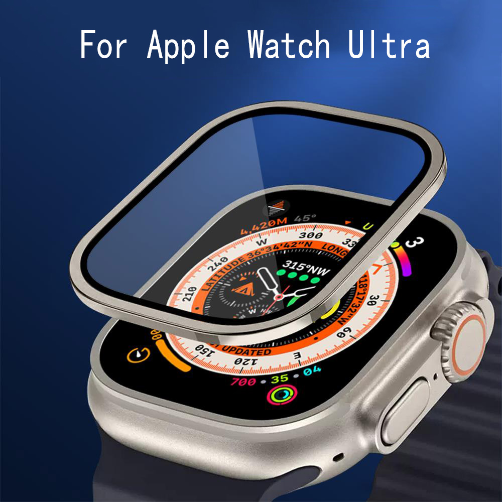 Apple Watch Band - مصد معدني + زجاج مقسى لساعة