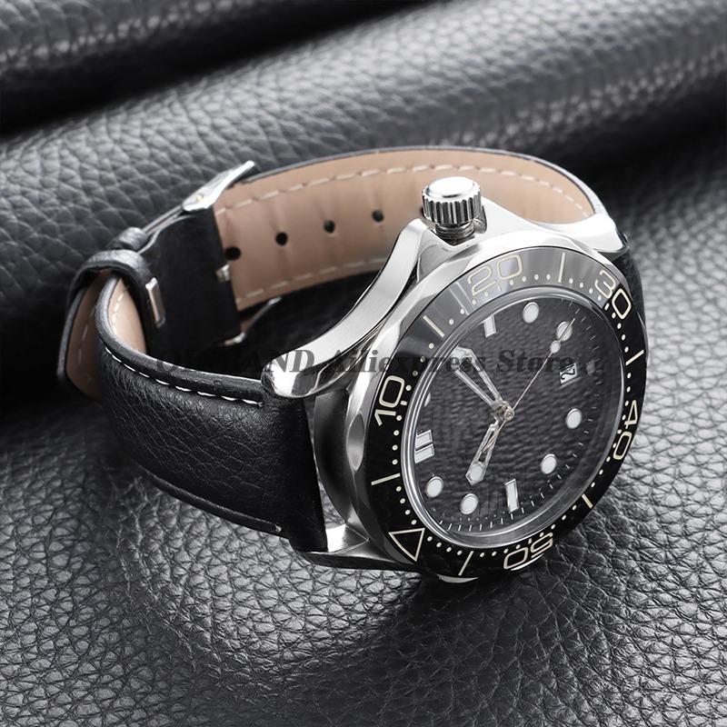 Seiko Watches Smartwatch - حزام ساعة من الجلد الصناعي بنمط