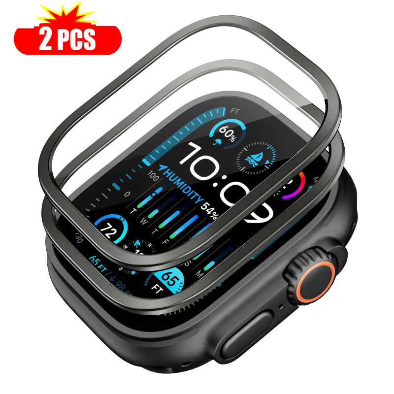Apple Watch Band - 2 قطعة الزجاج المقسى لساعة أبل