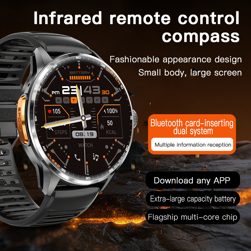 Smartwatch Watch Whatsapp - ساعة ذكية H100 بشاشة AMOLED كبيرة