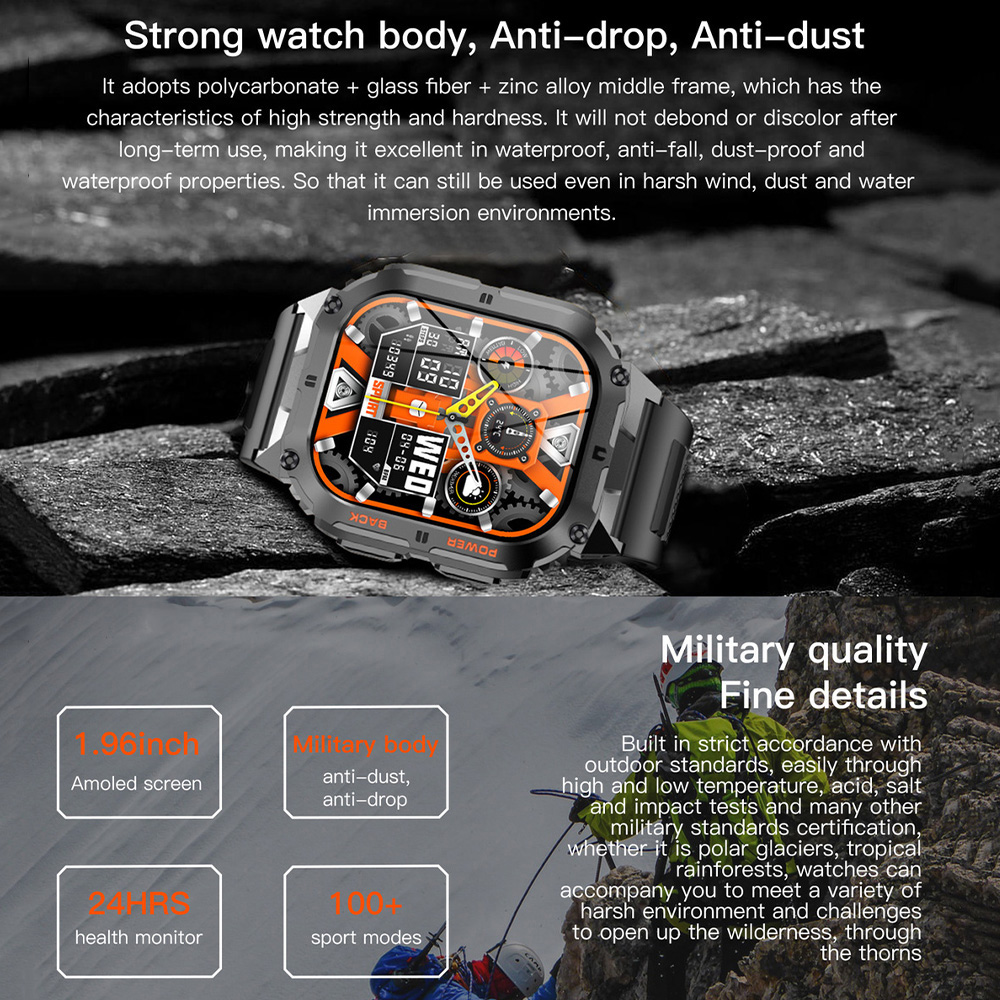 K61 Pro ساعة ذكية للرجال والنس - مراجعة Smartwatch Digital Watches For Men وسعره