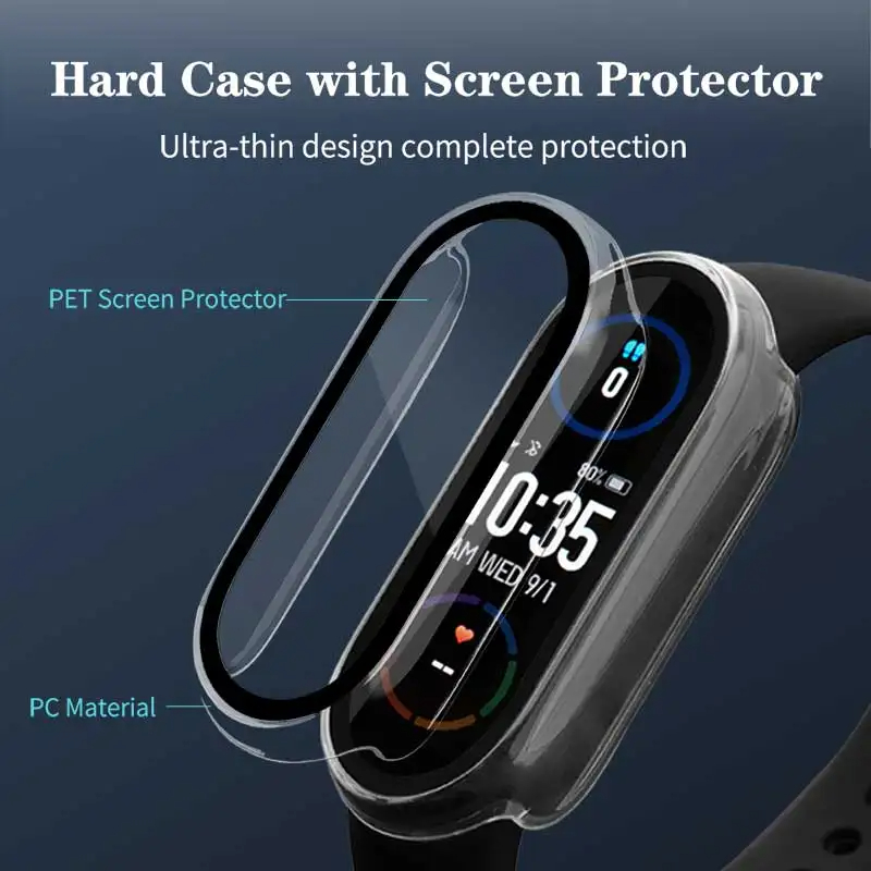 حافظة من الزجاج المقسى + PC له - مراجعة Smartwatch Watches Price وسعره