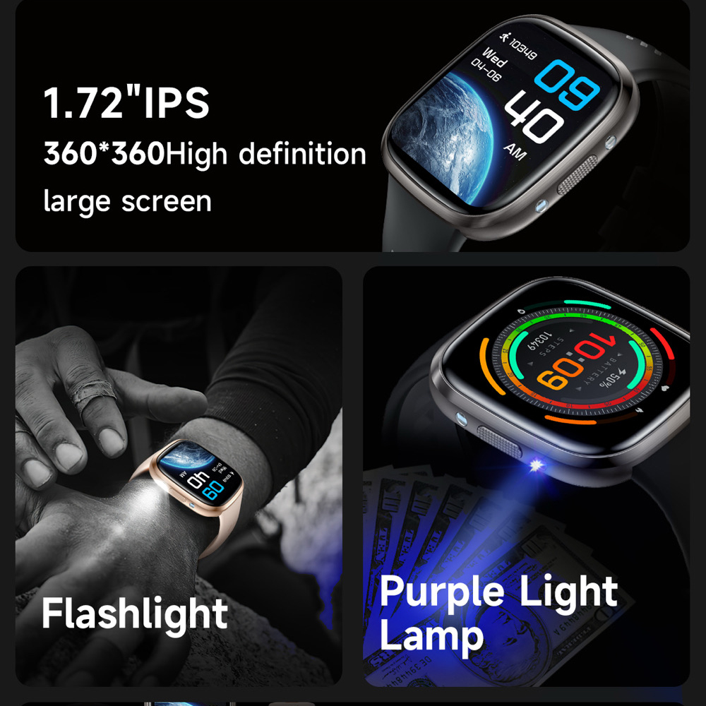 ساعة ذكية للرجال مع ميزة الاتص - مراجعة Smartwatch Purple Watches For Women وسعره