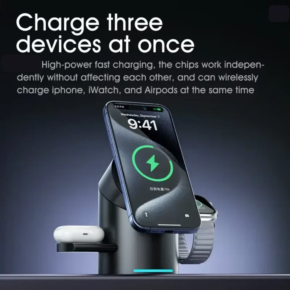 شاحن لاسلكي مغناطيسي محدث لعام - مراجعة Smartwatch Phone Watches وسعره