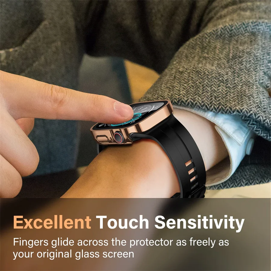 زجاج + غطاء لساعة أبل سلسلة 8  - مراجعة Smartwatch Watches Price وسعره