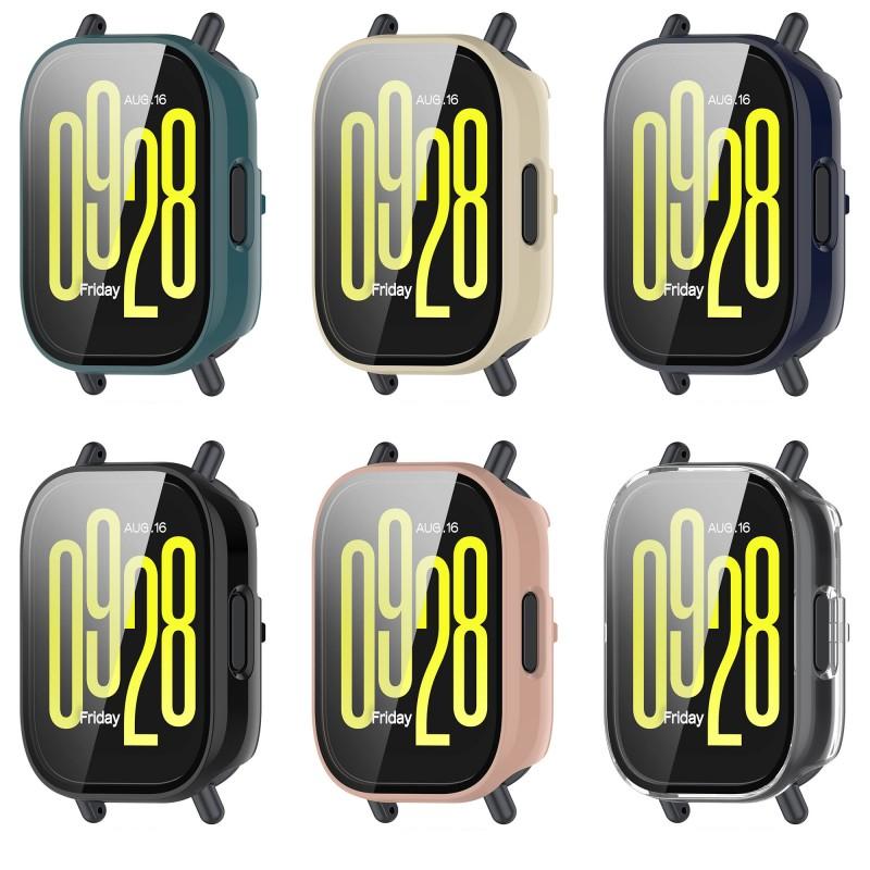 زجاج مقوى + غطاء بلاستيكي لساع - مراجعة Smartwatch Redmi Watches وسعره