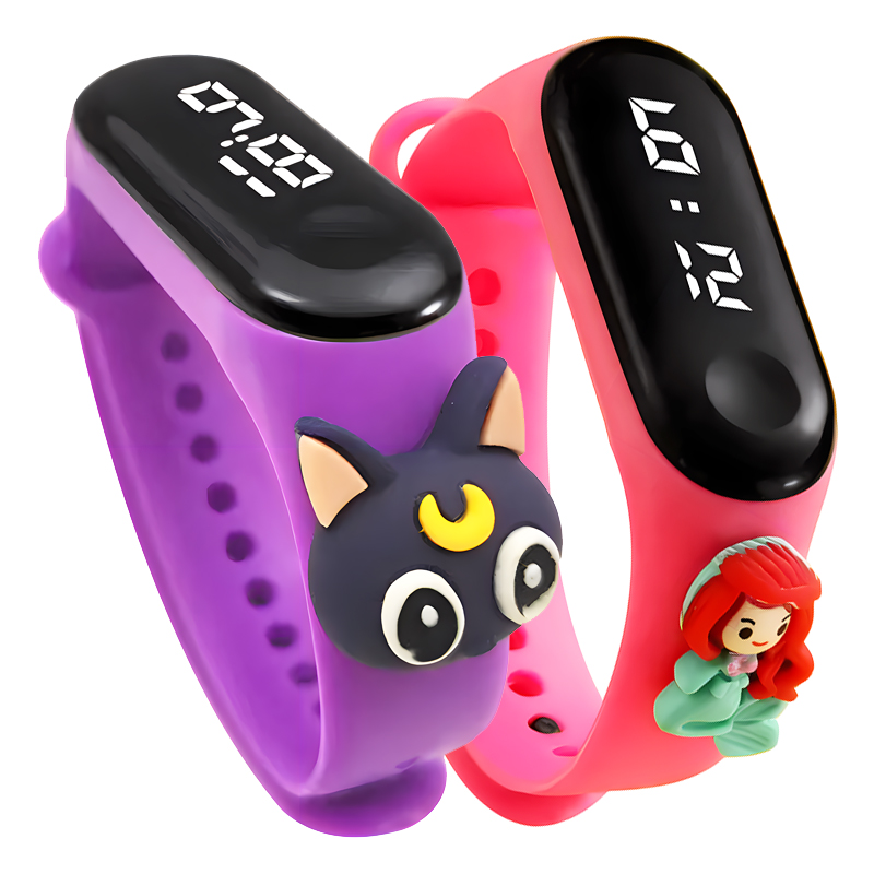 ساعة ذكية متعددة الألوان للأطف - مراجعة Smartwatch Watches Kids وسعره