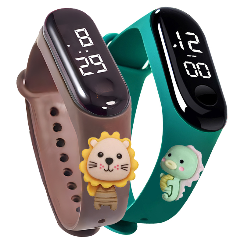 ساعة ذكية متعددة الألوان للأطف - مراجعة Smartwatch Watches Kids وسعره