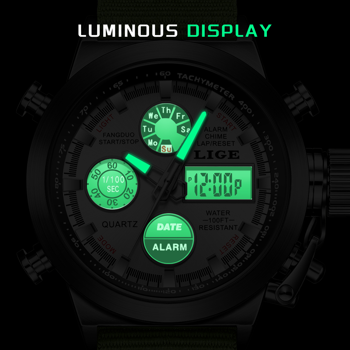 ساعات LIGE الرجالية المصممة لل - مراجعة Smartwatch Digital Watches For Men وسعره