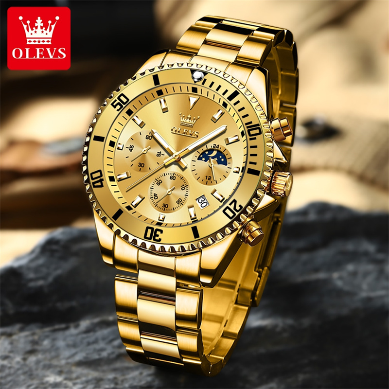 OLEVS مشاهدة الرجال العلامة ال - مراجعة Smartwatch Watches For Men Brands وسعره