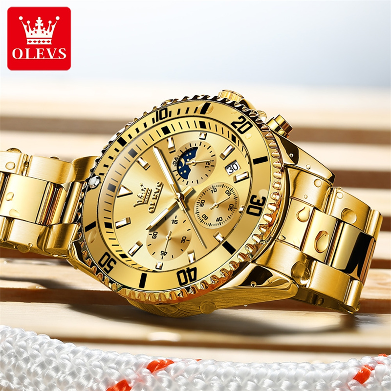 OLEVS مشاهدة الرجال العلامة ال - مراجعة Smartwatch Watches For Men Brands وسعره