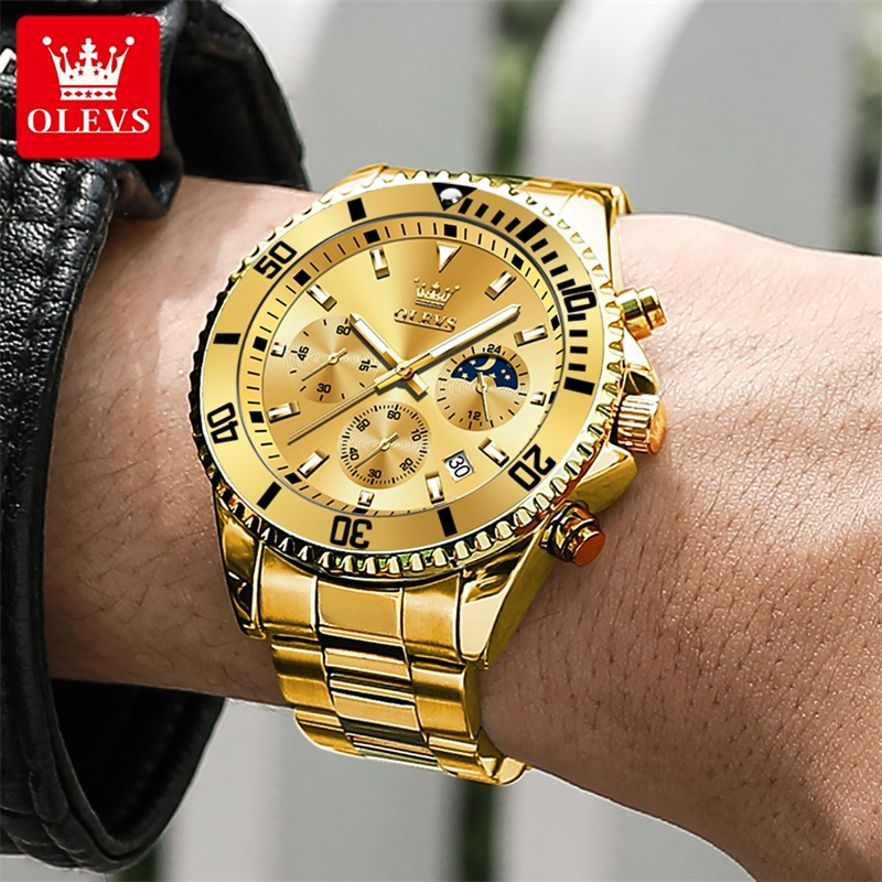 OLEVS مشاهدة الرجال العلامة ال - مراجعة Smartwatch Watches For Men Brands وسعره