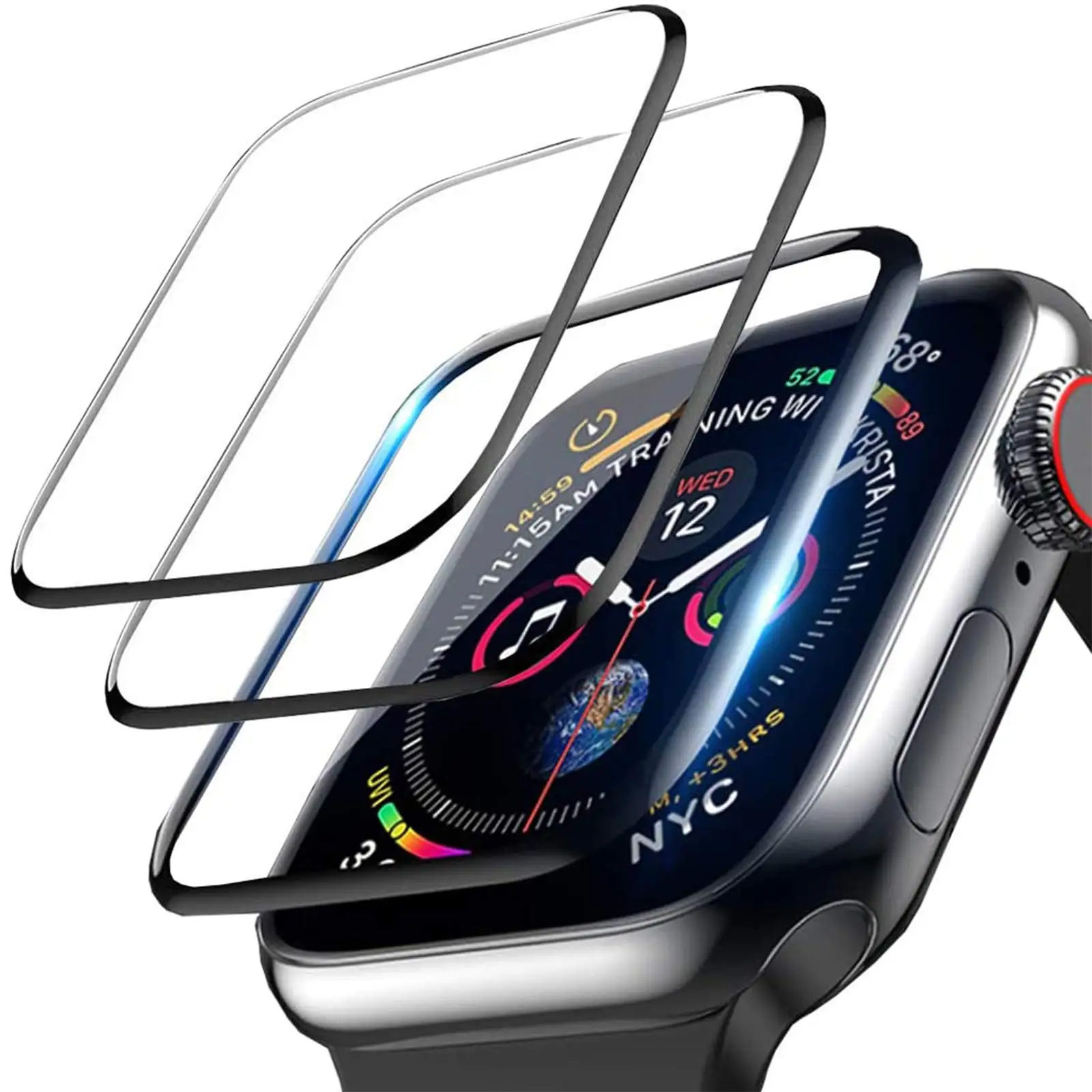 ثلاثية الأبعاد الزجاج المقسى ل - مراجعة Apple Watch Band وسعره
