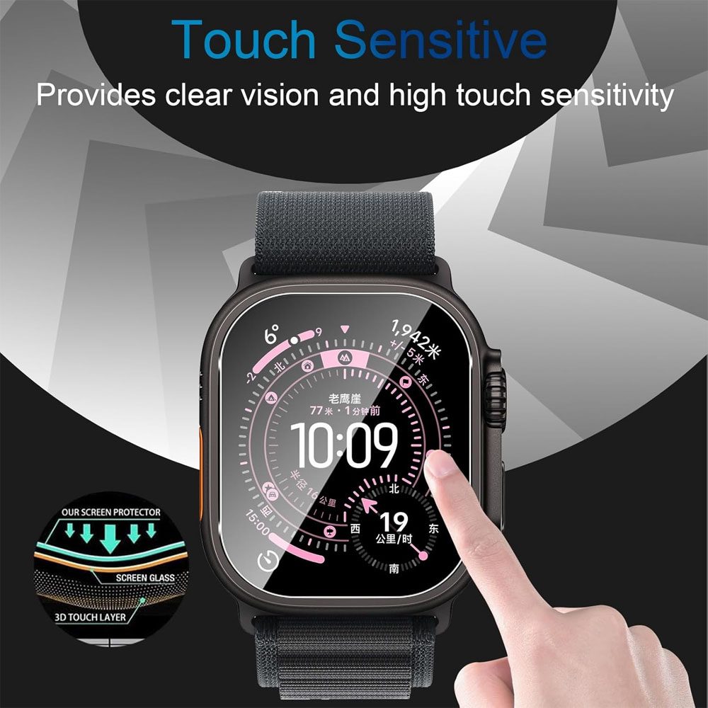 واقي شاشة من الزجاج المقسى لسا - مراجعة Apple Watch Band وسعره