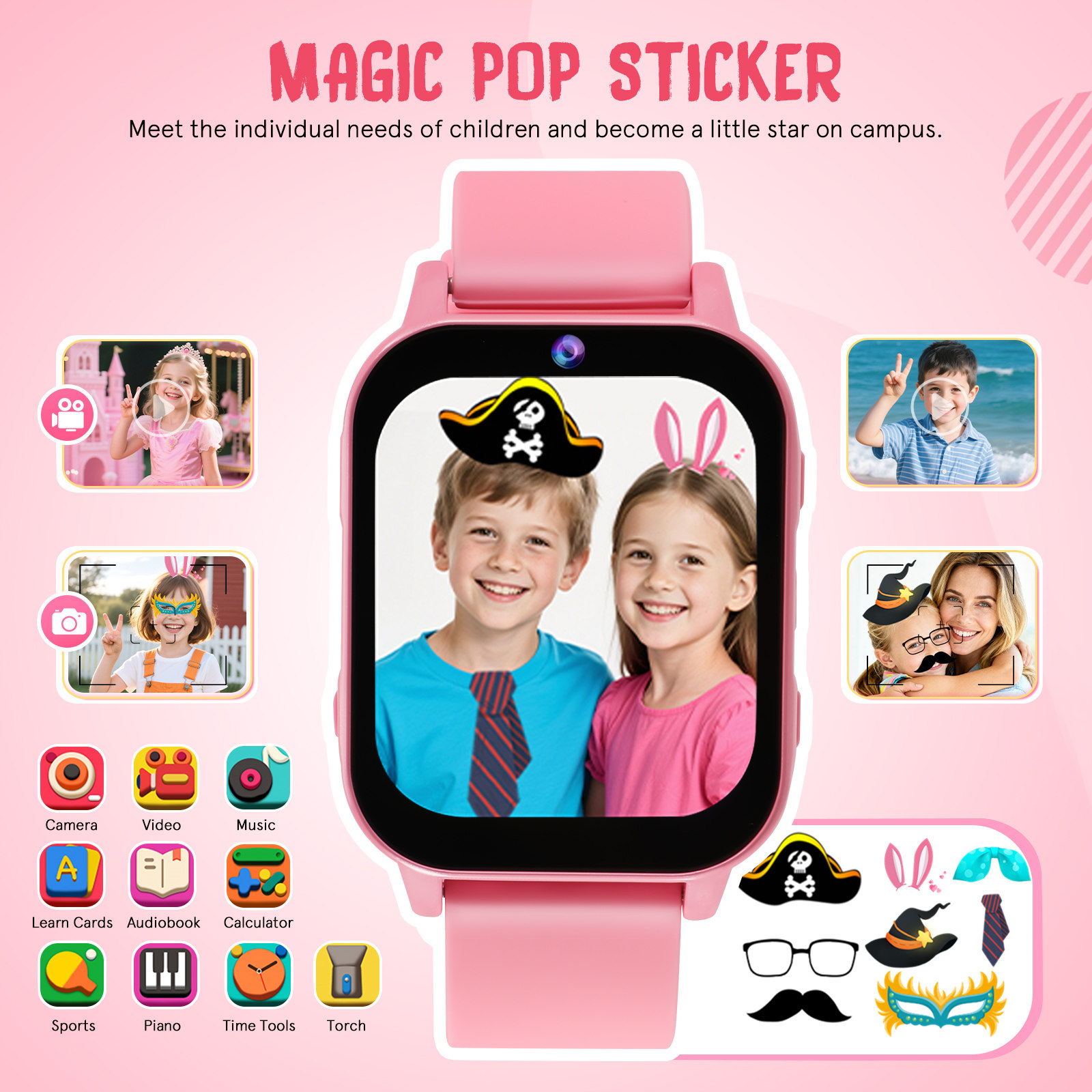 ساعة رقمية للأطفال مع ألعاب، س - مراجعة Smartwatch Watches Kids وسعره