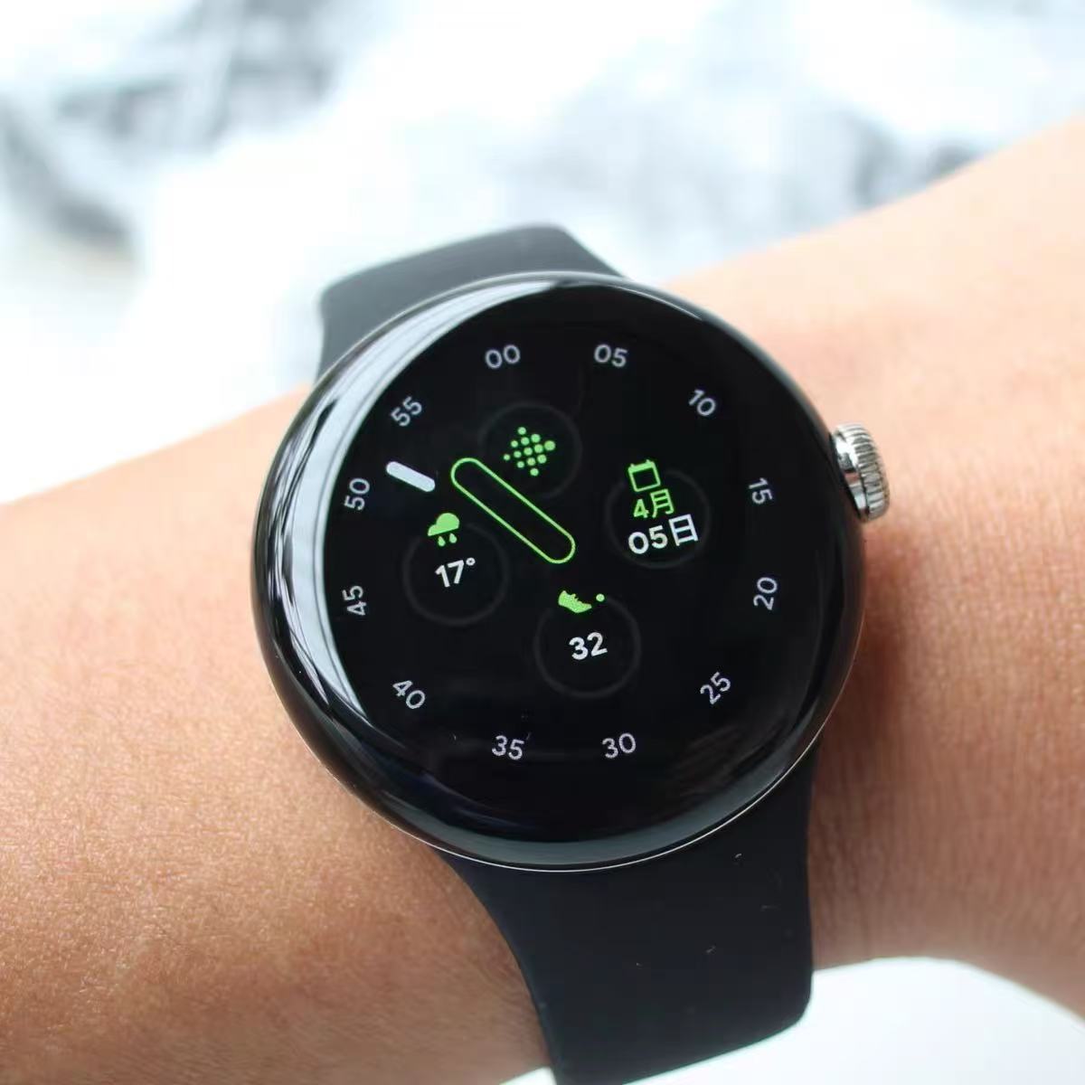 (بدون عبوة أصلية) ساعة جوجل بي - مراجعة Hybrid Smartwatch وسعره