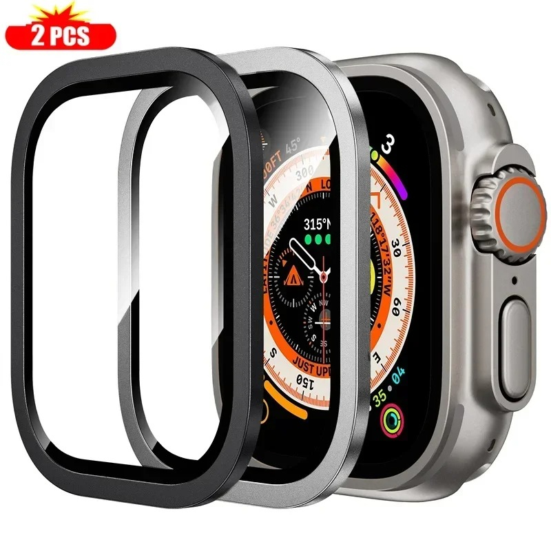 2 قطعة الزجاج المقسى لساعة أبل - مراجعة Apple Watch Band وسعره