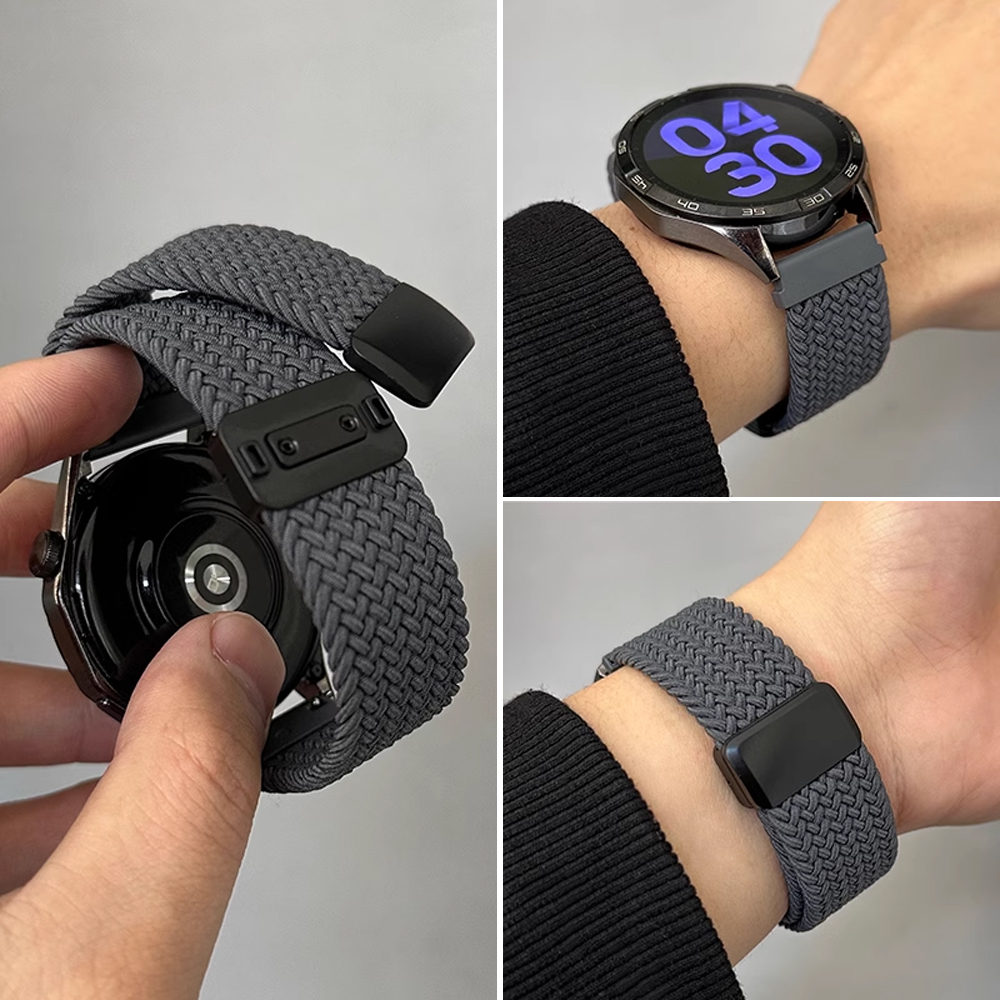 أحزمة مغناطيسية مضفرة لساعة ري - مراجعة Watch S Realme وسعره