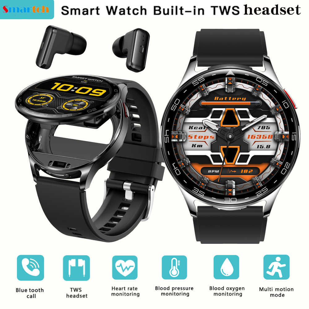 سماعة رأس TWS ساعة ذكية للرجال - مراجعة Smartwatch Noise Watches وسعره
