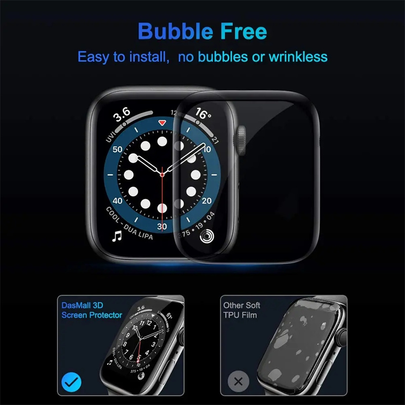 زجاج ناعم لساعة أبل واقي للشاش - مراجعة Apple Watch Band وسعره