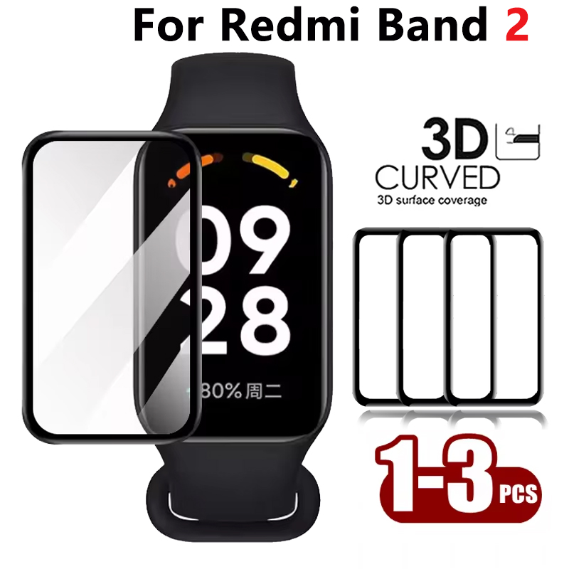 1-3 قطعة ثلاثية الأبعاد فيلم م - مراجعة Smartwatch Redmi Watches وسعره