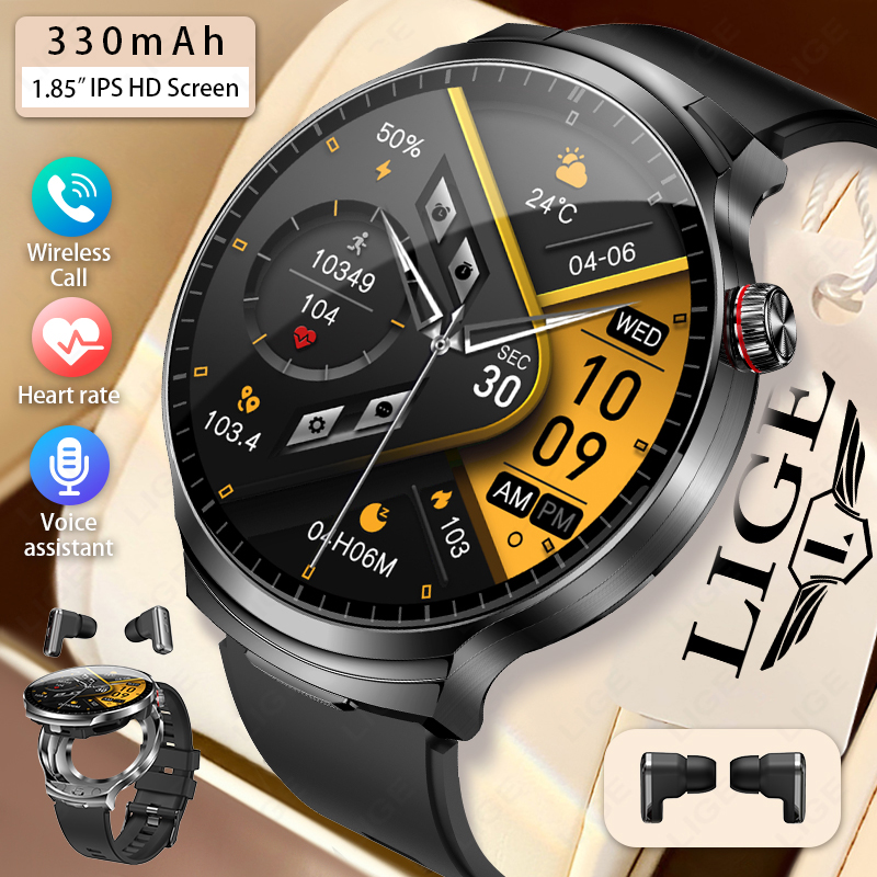 ساعة ذكية LIGE 2026 الجديدة مع - مراجعة Smartwatch Noise Watches وسعره