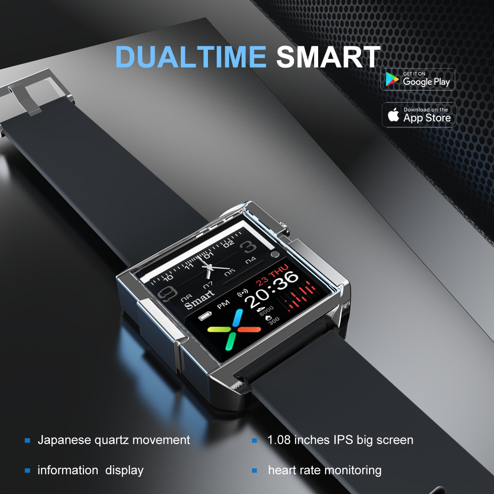 T9 الهجين Smartwatch معدل ضربا - مراجعة Hybrid Smartwatch وسعره