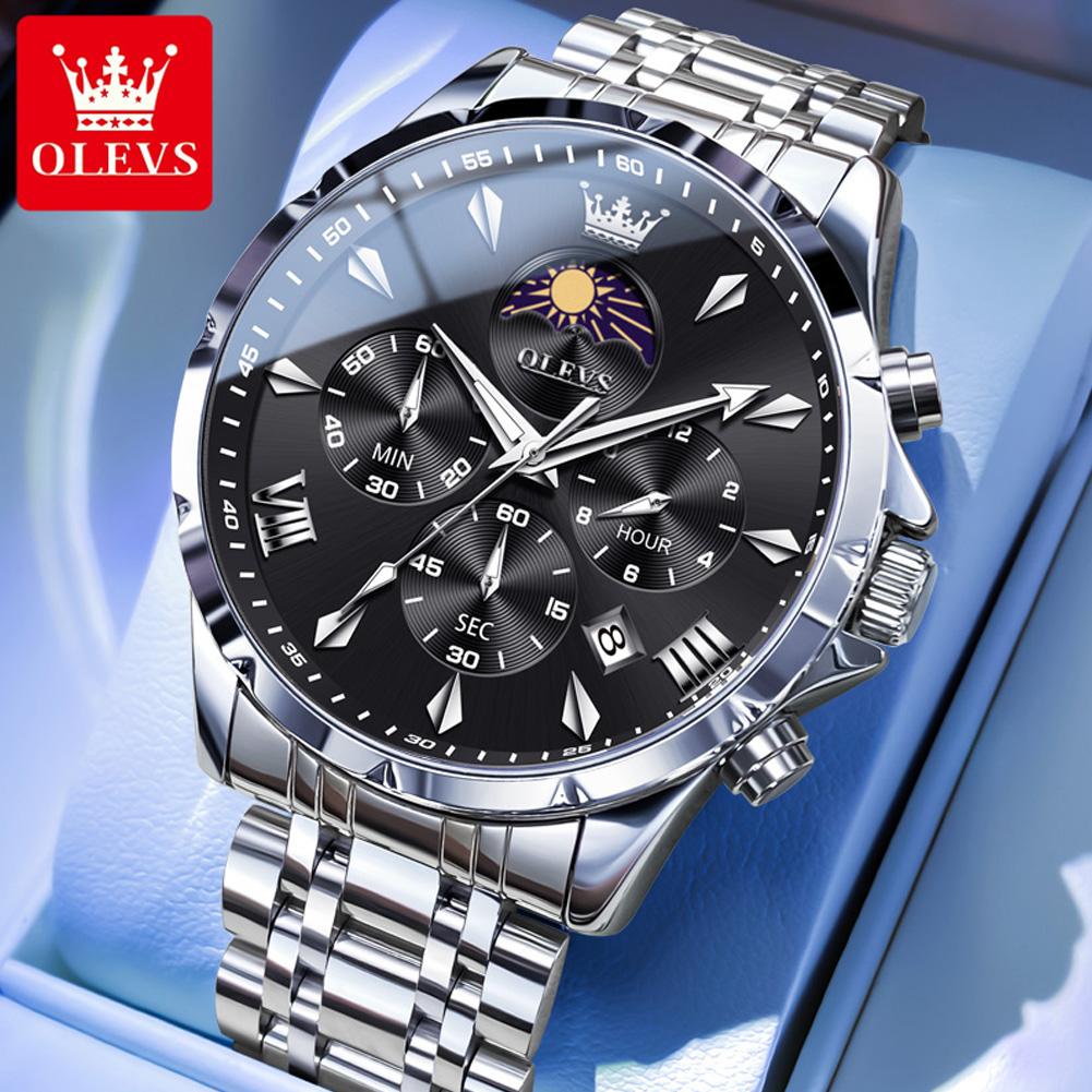 ساعة رجالية من ماركة OLEVS 365 - مراجعة Smartwatch Watches For Men Brands وسعره