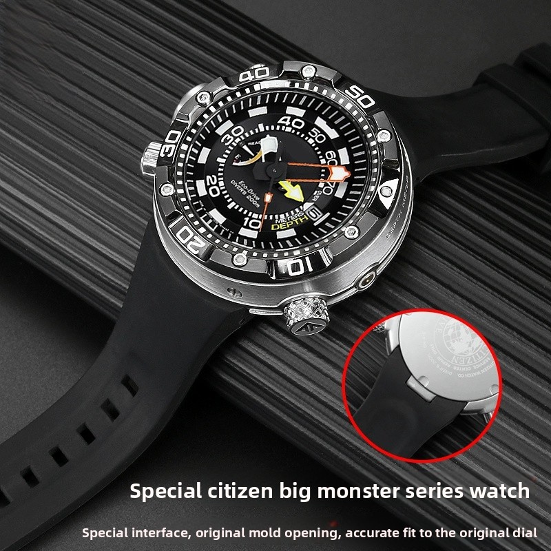 المطاط حزام (استيك) ساعة ل الم - مراجعة Citizen Watch Promaster وسعره