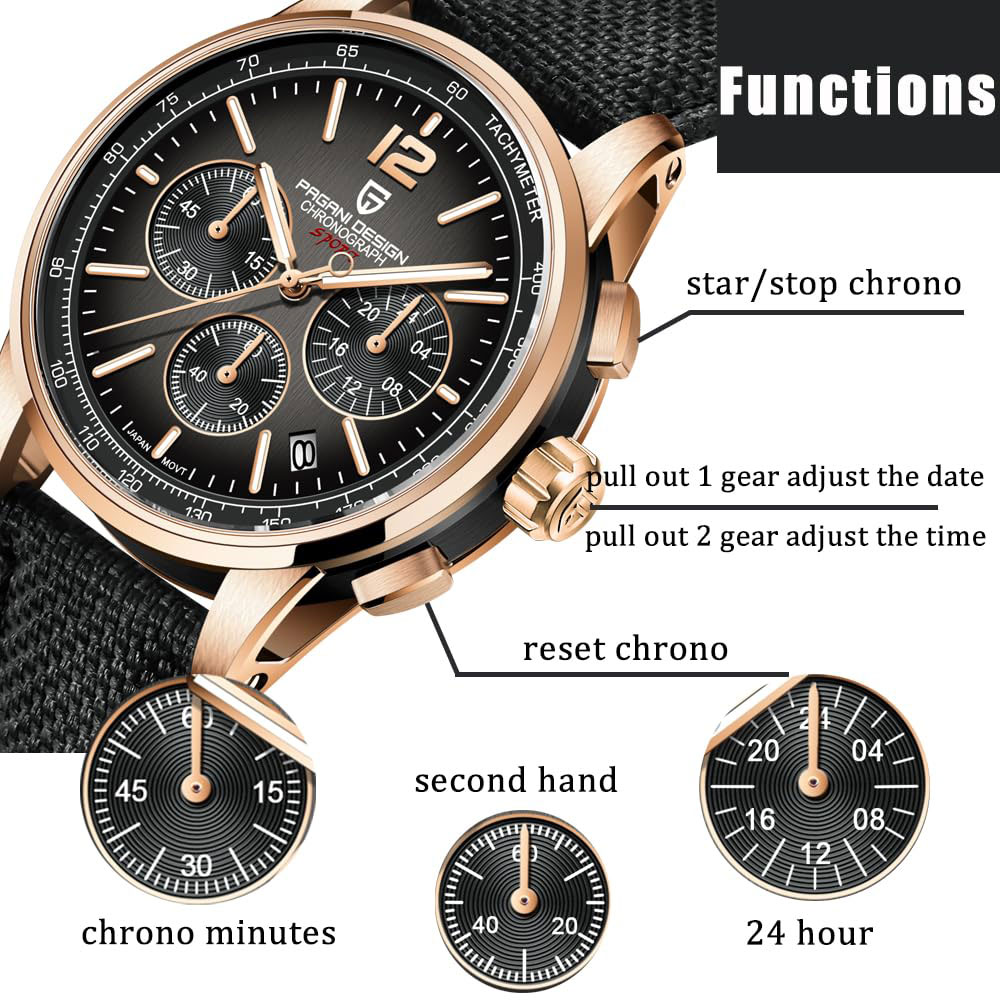 PAGANI تصميم جديد ساعة رجالي 4 - مراجعة Smartwatch Watches For Men Brands وسعره
