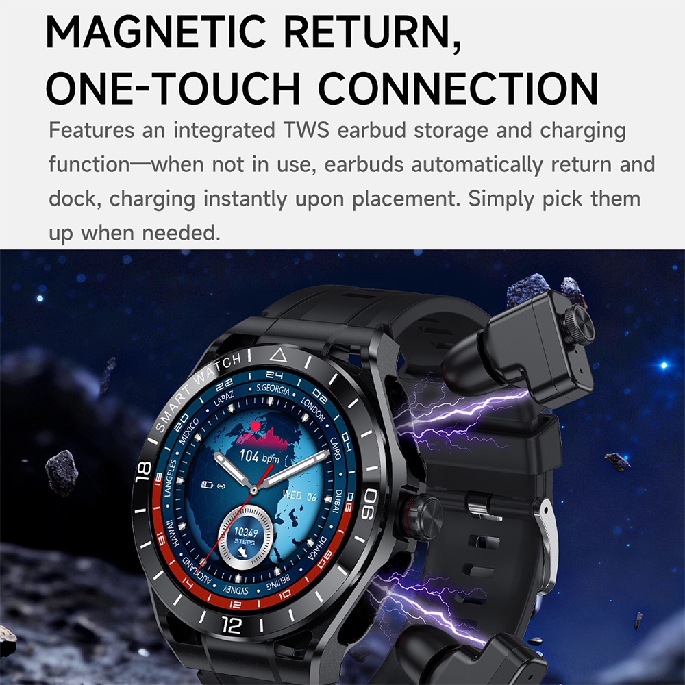 ساعة ذكية 1.52 بوصة 2 في 1 مع  - مراجعة Smartwatch Noise Watches وسعره