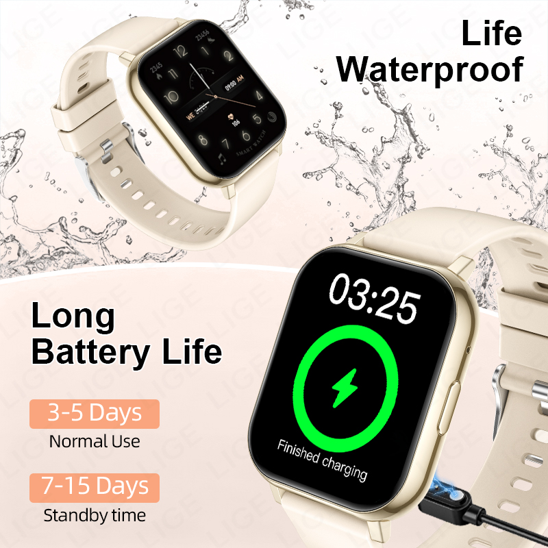 ساعة ذكية جديدة من LIGE بشاشة  - مراجعة Smartwatch New Watches For Women وسعره