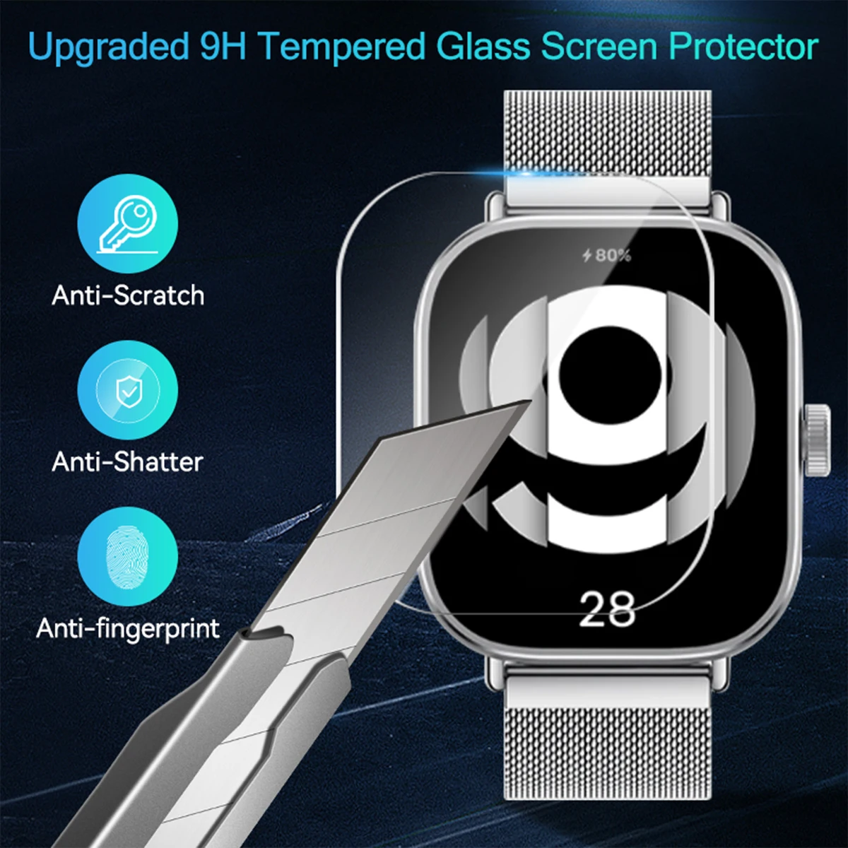 واقي شاشة من الزجاج المقسى لسا - مراجعة Smartwatch Redmi Watches وسعره