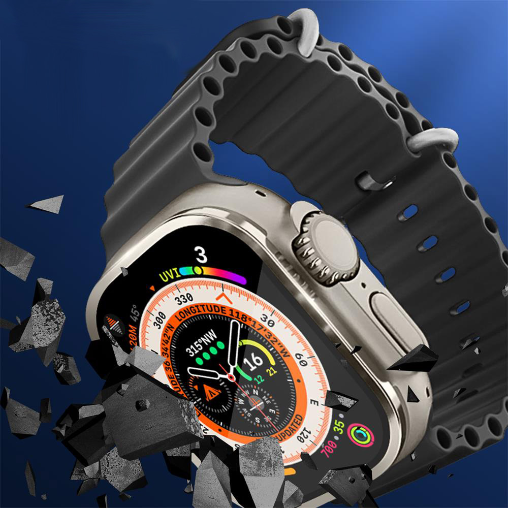 مصد معدني + زجاج مقسى لساعة أب - مراجعة Apple Watch Band وسعره