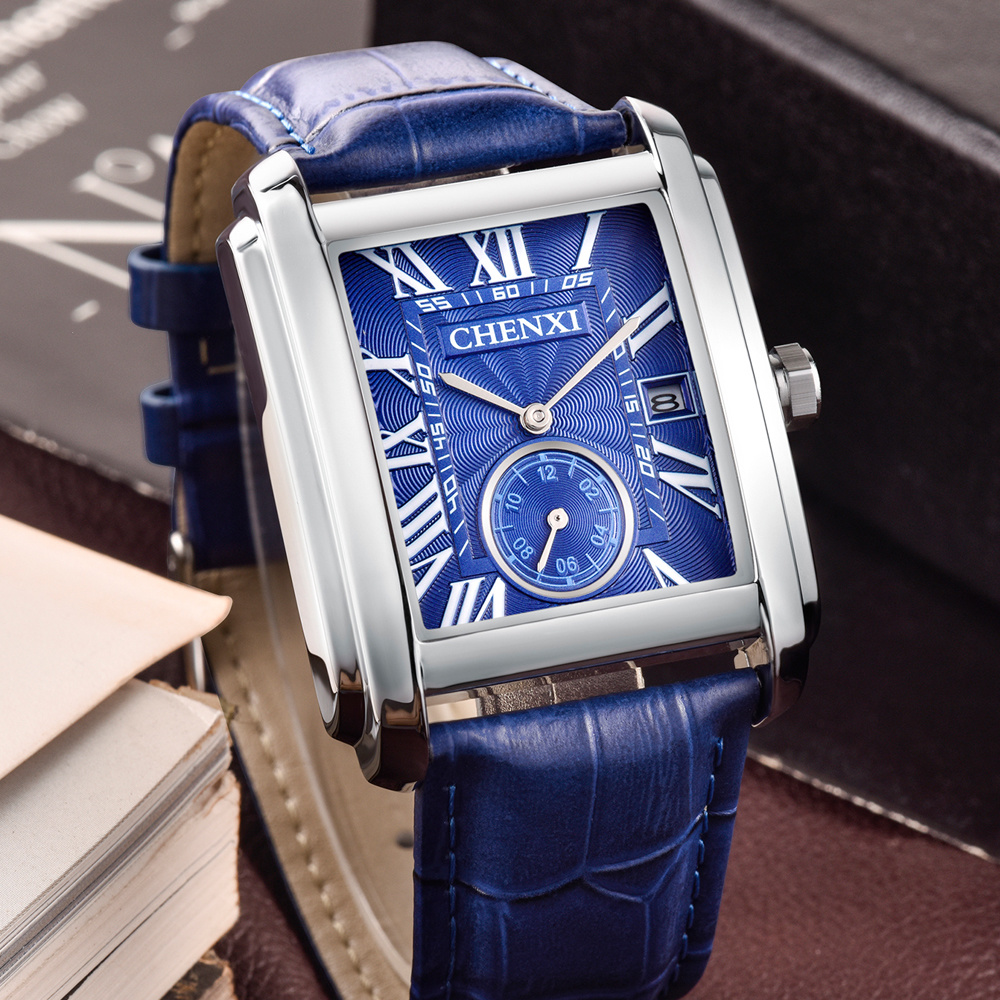 CHENXI 8216 موضة كلاسيكية مربع - مراجعة Smartwatch Watches For Men Brands وسعره