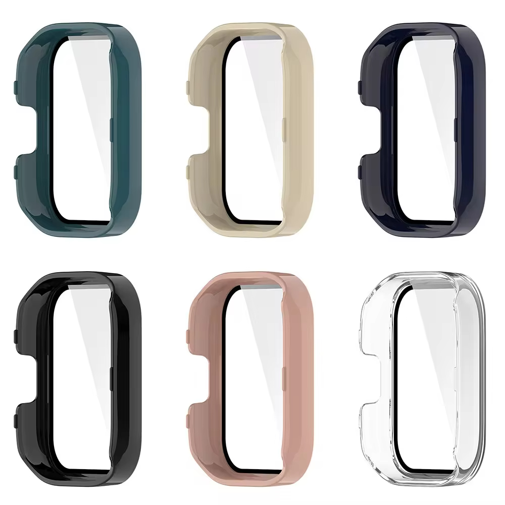 حافظة من الزجاج المقسى + غطاء  - مراجعة Smartwatch Redmi Watches وسعره