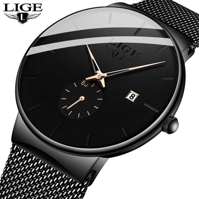 ساعات رجالية عصرية من LIGE ، أ - مراجعة Smartwatch Watches For Men Brands وسعره
