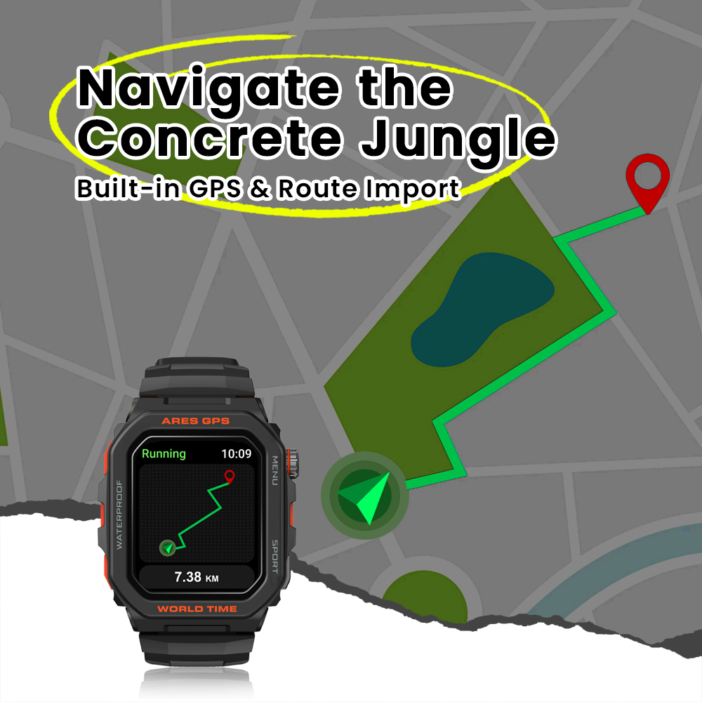 جديد Zeblaze Ares GPS ساعة ذكي - مراجعة Hybrid Smartwatch وسعره