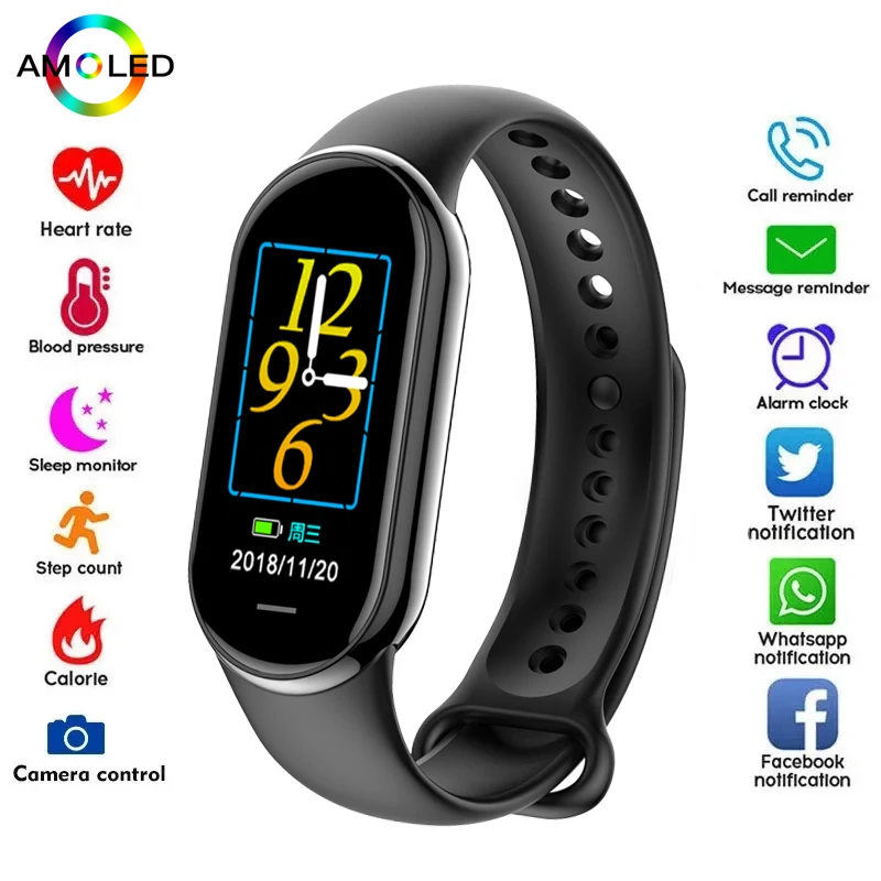 جديد الأصلي الصغيرة M8 الفرقة  - مراجعة Smartwatch New Watches For Women وسعره