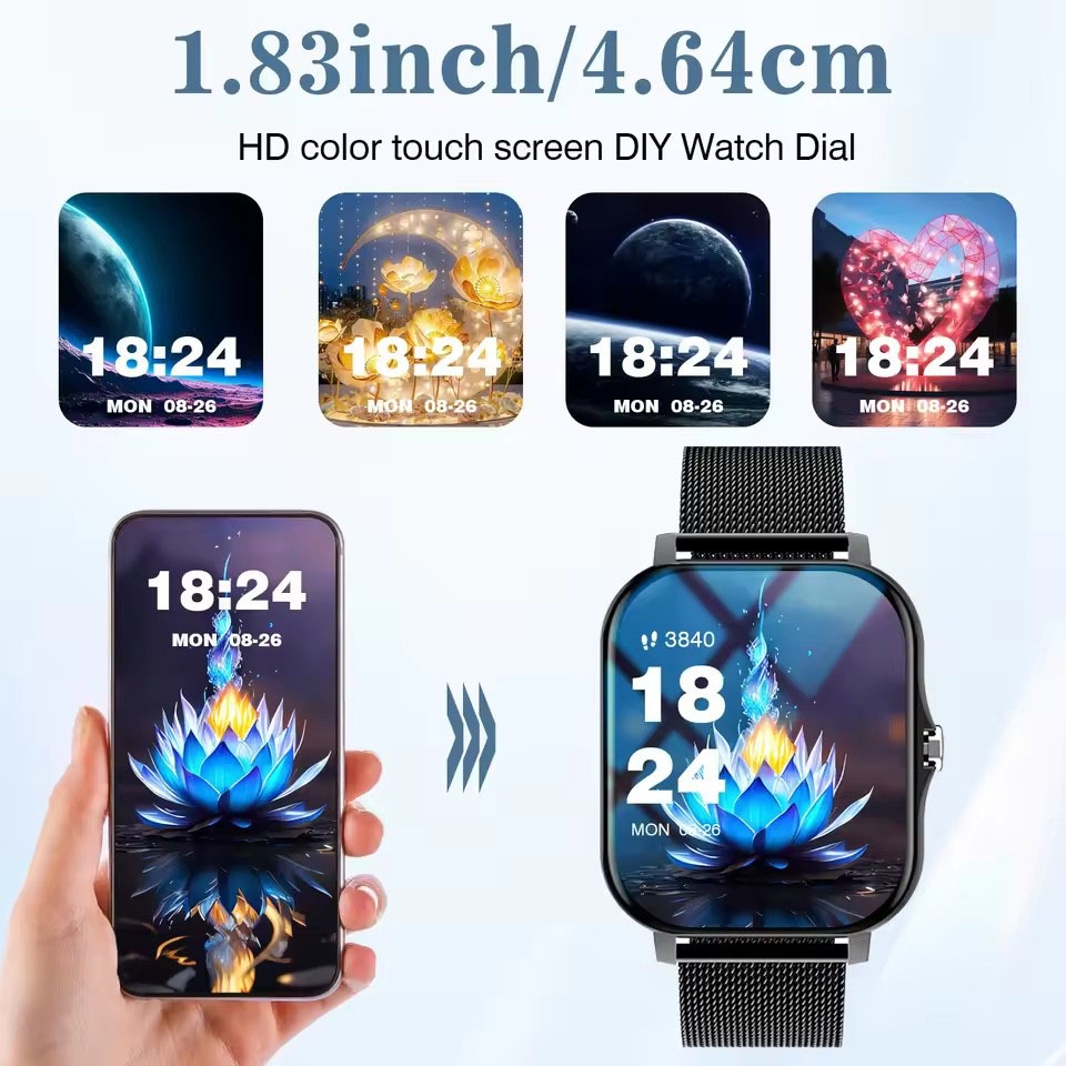 أحدث تصميم متطور للساعة الذكية - مراجعة Smartwatch Latest Watches For Women وسعره