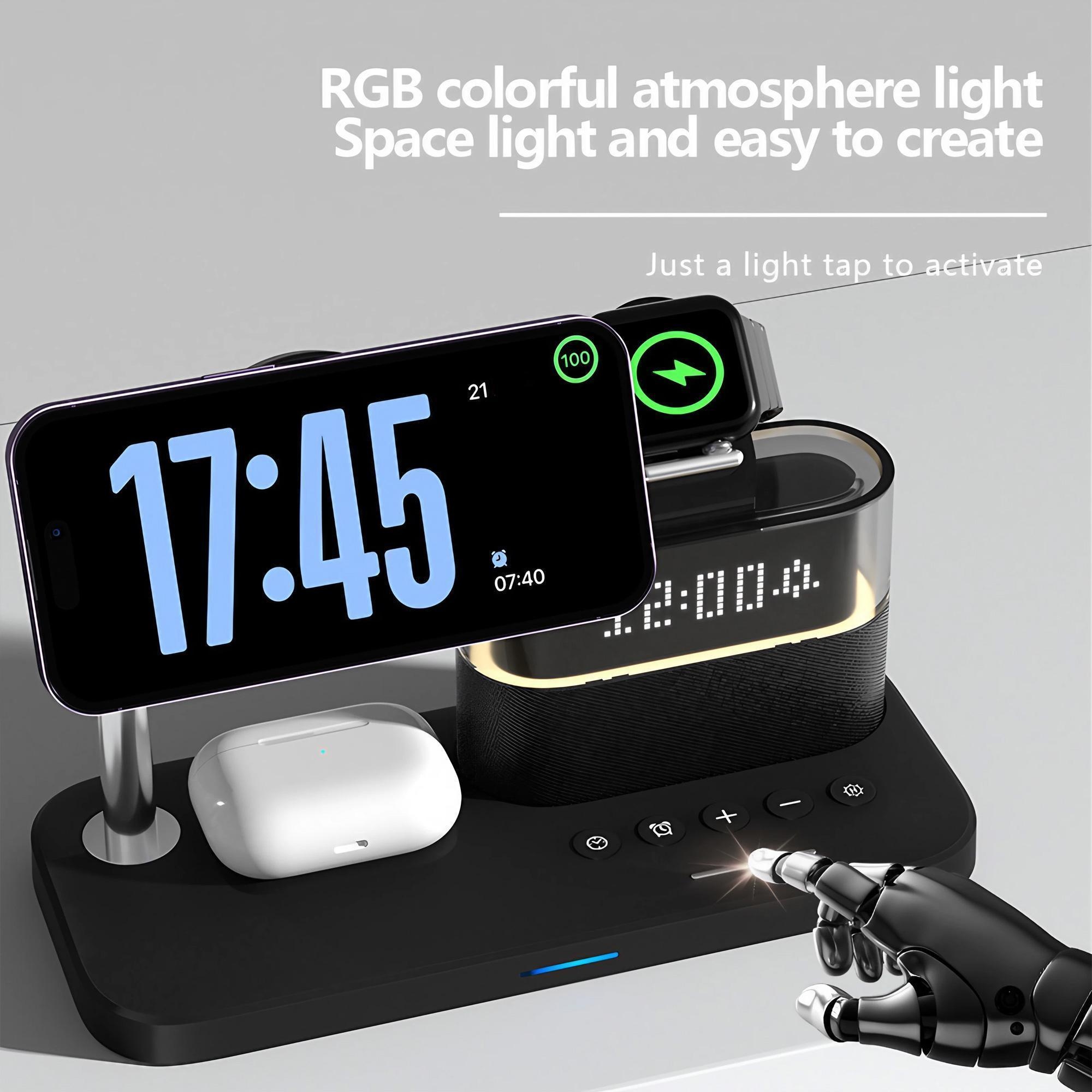 محطة شحن لاسلكية مغناطيسية لسل - مراجعة Smartwatch Phone Watches وسعره