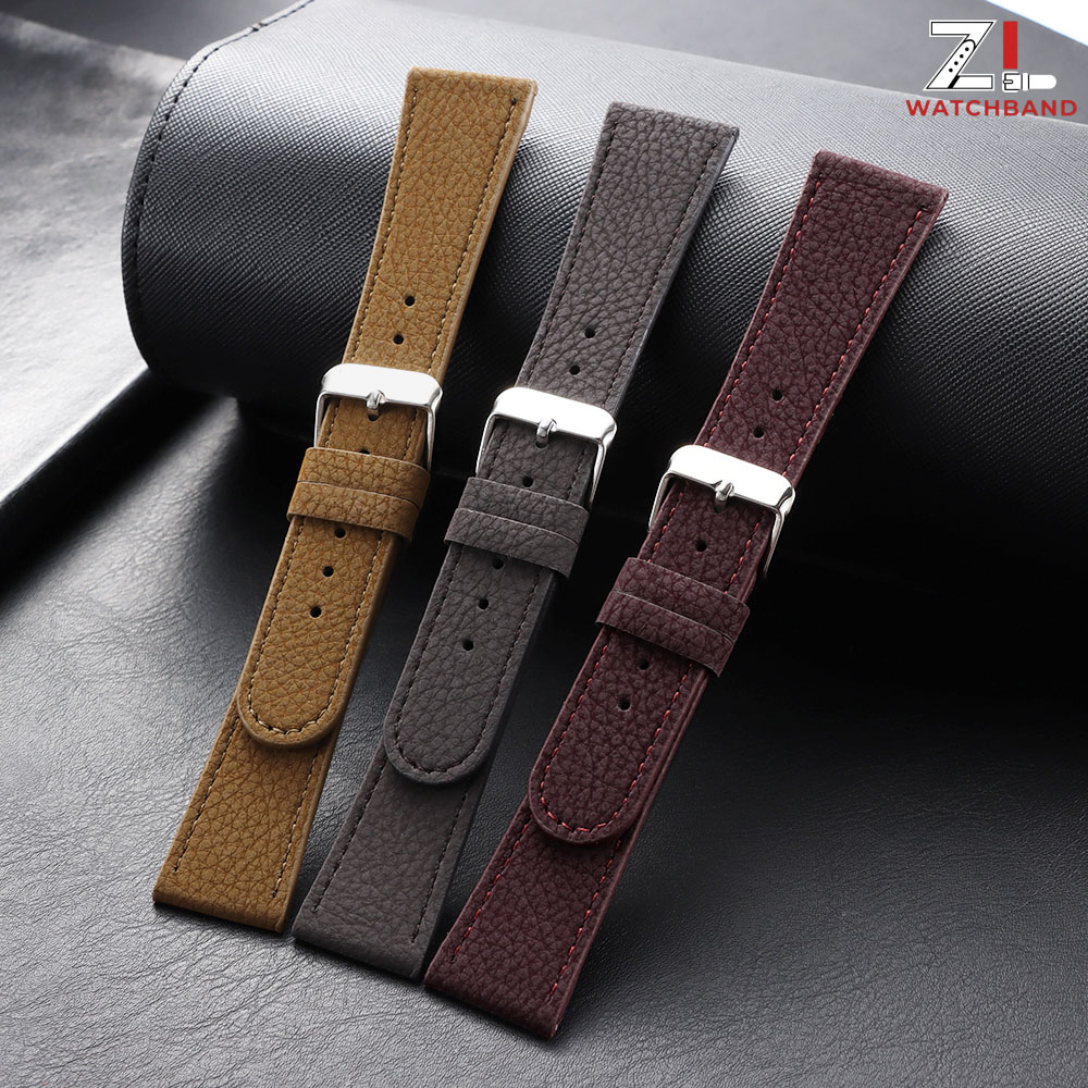 حزام ساعة جلدي بنمط الليتشي 22 - مراجعة Smartwatch Purple Watches For Women وسعره